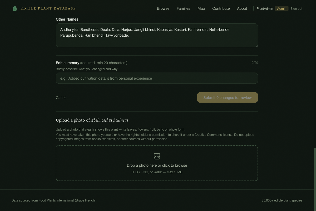 Photo upload section with drag-and-drop area and license options